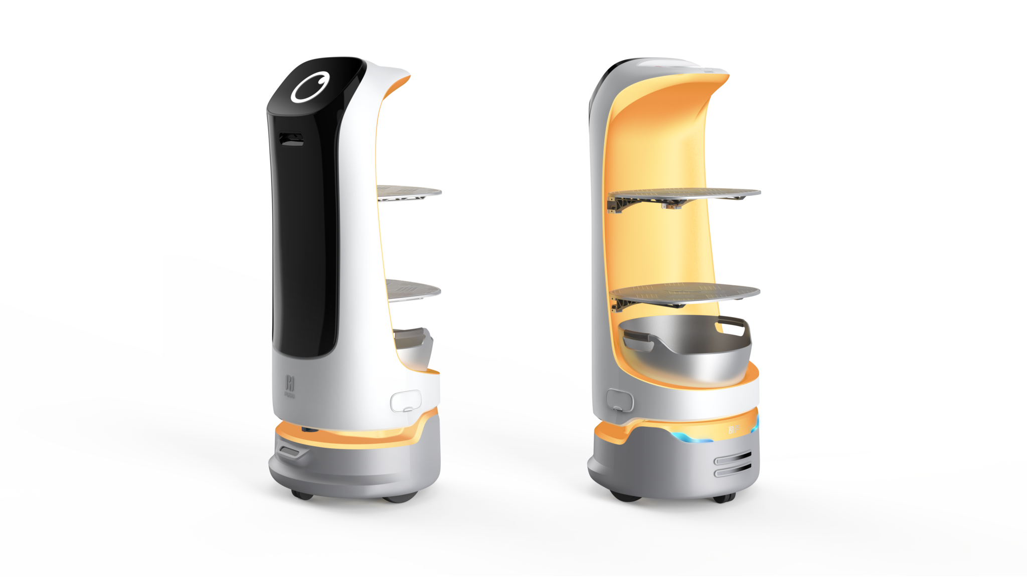 Robot tooteesitleja Robot esitleb tooteid kaubanduskeskuses