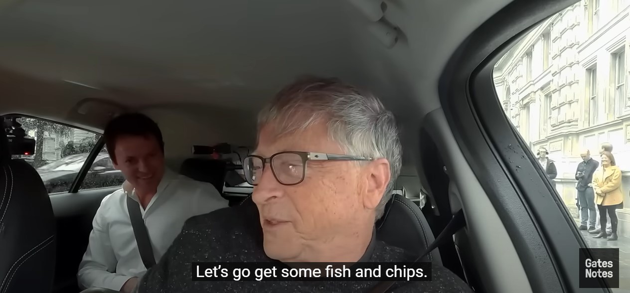 bill gates london robotaxi roborent
