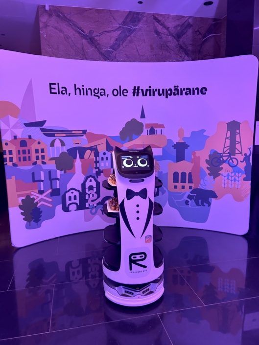 Bellabot robot Lääne-Virumaa ettevõtete auhinna galal